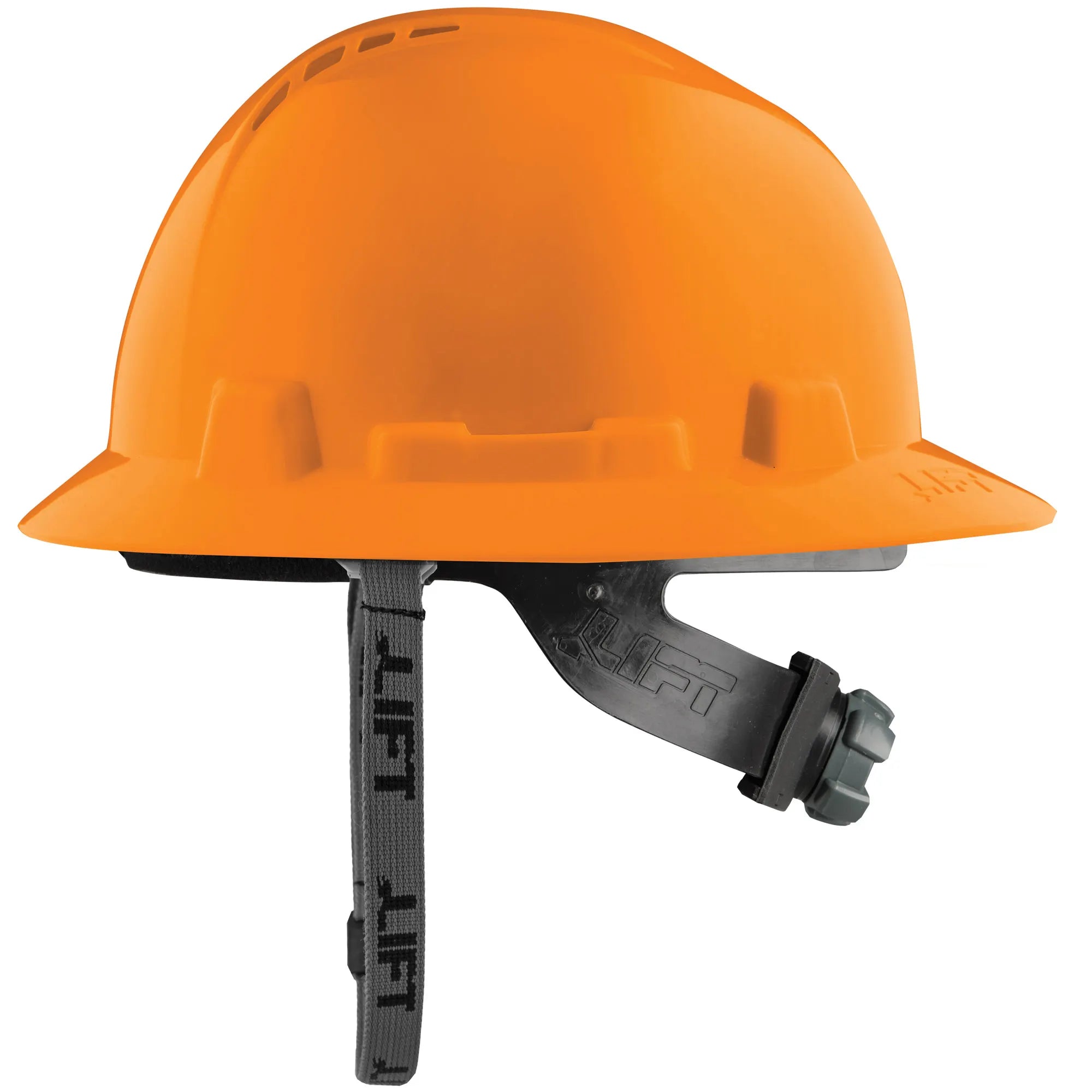 Sicurezza degli ascensori, Cappello rigido Lift Safety Briggs a tesa intera - Non ventilato - Versione bianca - HBFE-7W