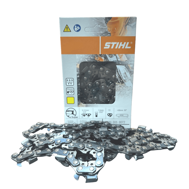 STIHL, Catena STIHL OILOMATIC® Loop 33 RS 72 .050 Gauge - Barra 20" - 72 maglie motrici - Passo 3/8" 3623-005-0072