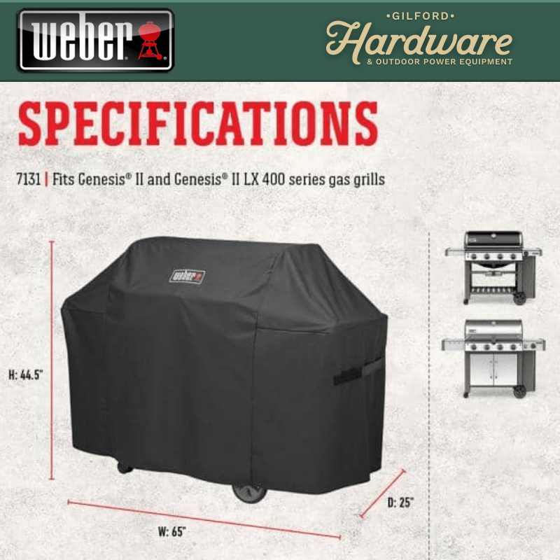 Weber, Coperchio per griglia a 4 fuochi Weber Genesis II