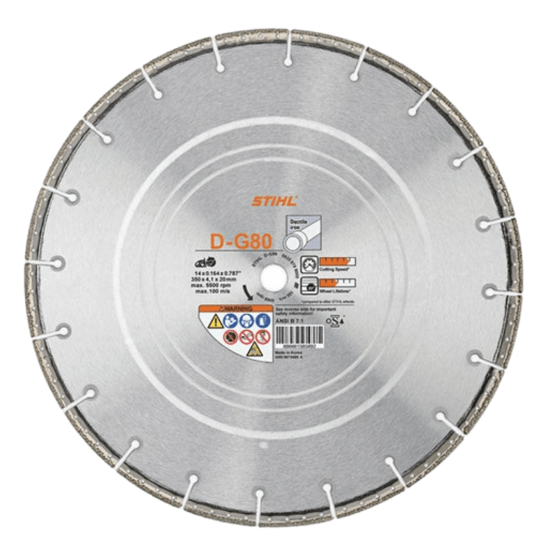 STIHL, Disco da taglio diamantato STIHL Premium D-G80 Ø 350 mm/14