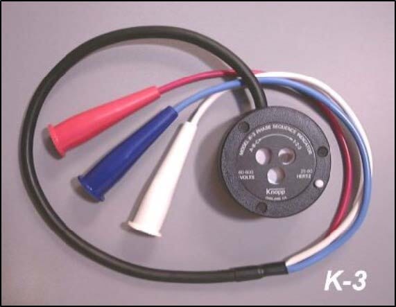 Knopp, Indicatore di sequenza di fase Knopp con kit di custodia - 44030/50