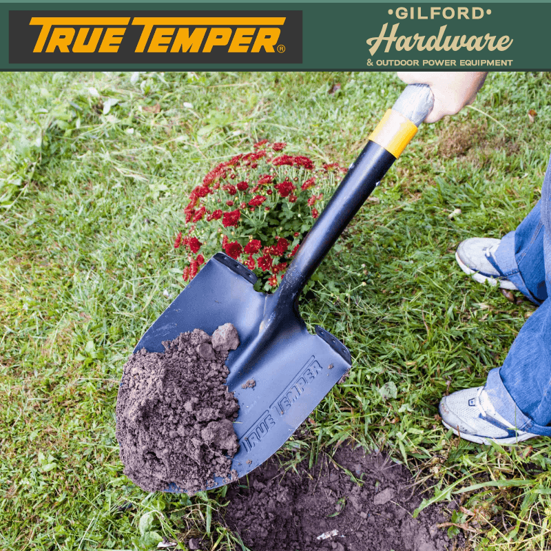 True Temper®, Pala da scavo a punta tonda True Temper con impugnatura a D