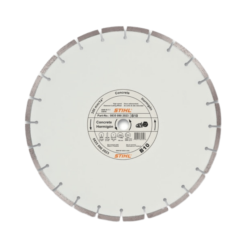 STIHL, STIHL D-B 10 Ruota diamantata per calcestruzzo 9"