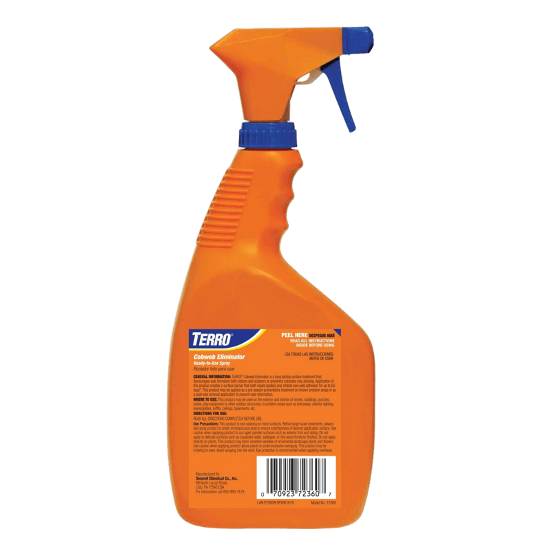 Terro, TERRO Eliminatore di ragnatele Spray liquido 1 qt.