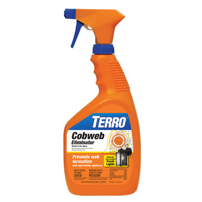 Terro, TERRO Eliminatore di ragnatele Spray liquido 1 qt.