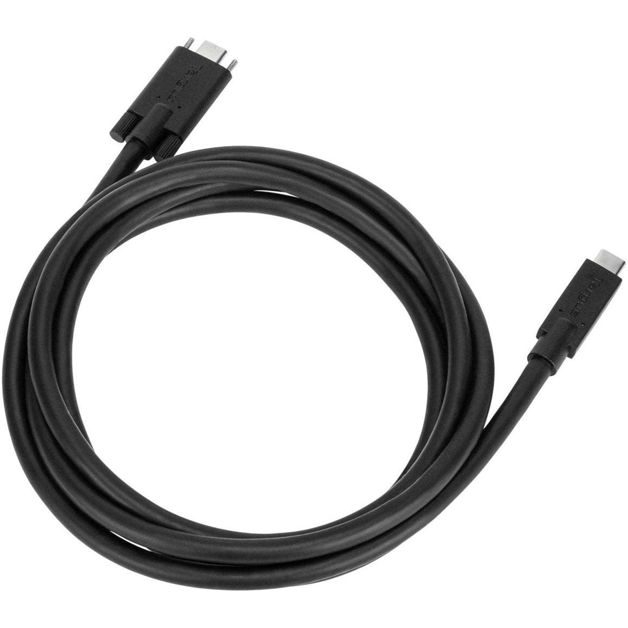 Targus, Targus 1,8 metri di cavo da USB-C maschio a USB-C maschio a vite 10Gb (ACC1122GLX)