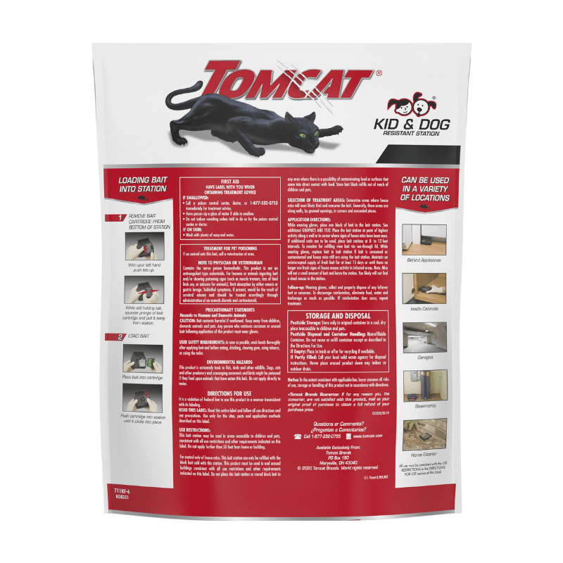 Tomcat, Tomcat Bait Station Blocks per topi, confezione da 16 pezzi.