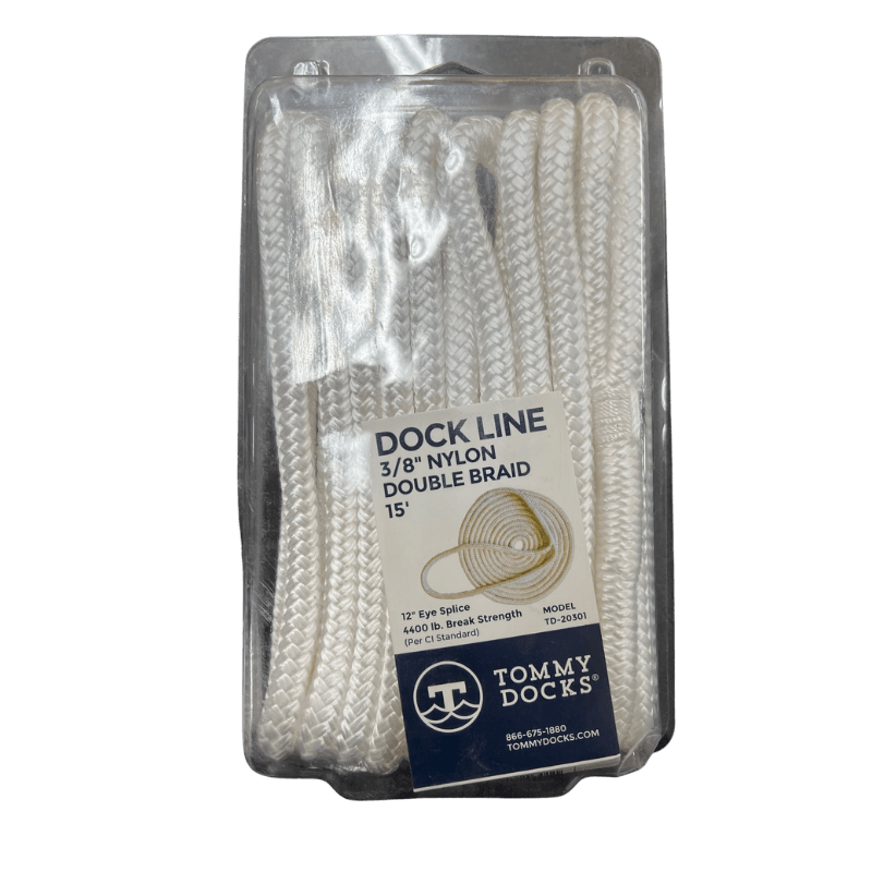 Tommy Docks, Tommy Docks Linea di nylon intrecciata a diamante per banchine 3/8 in. X 15 ft.