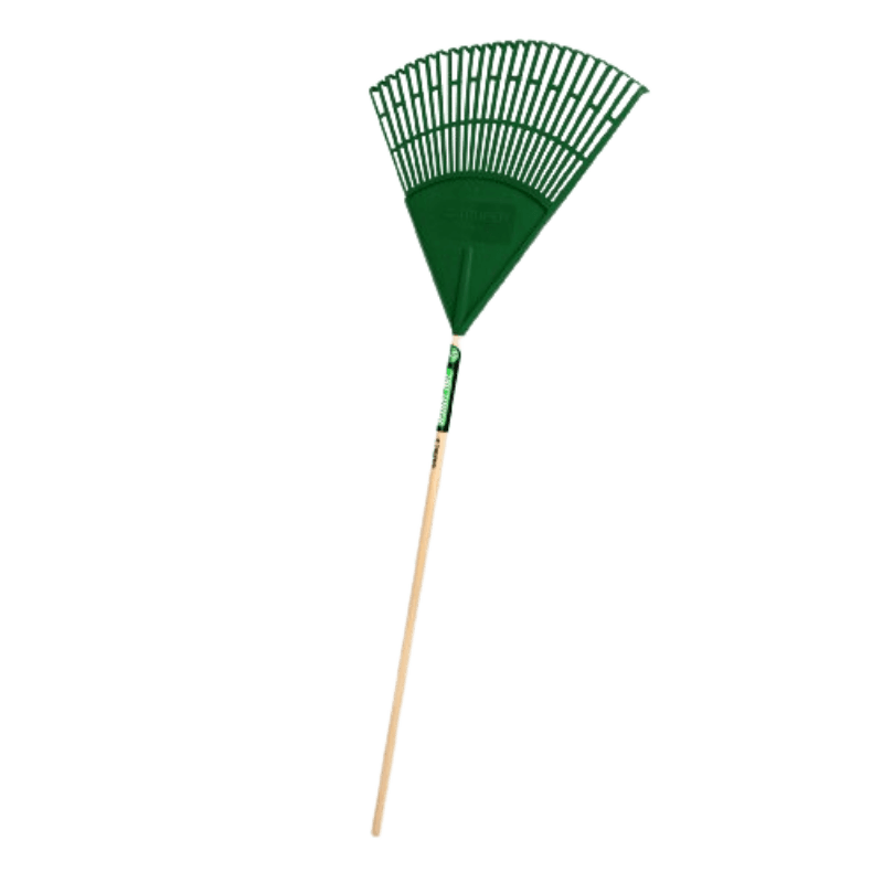 Truper, Truper Tru-Tough Poly Leaf Rake Manico in legno 24".