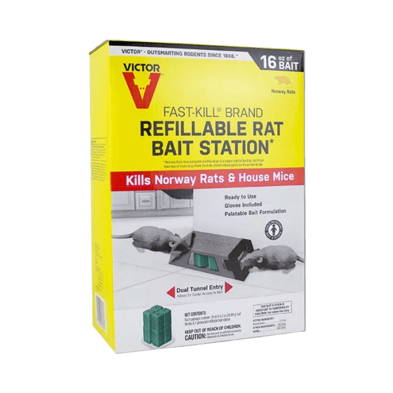 Victor, Victor Fast-Kill Bait Station per topi 2-Pack.