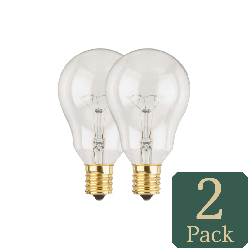 Westinghouse, Westinghouse 40 watt A15 A-Line Lampadina a incandescenza E17 (intermedia) Bianco 2-Pack.