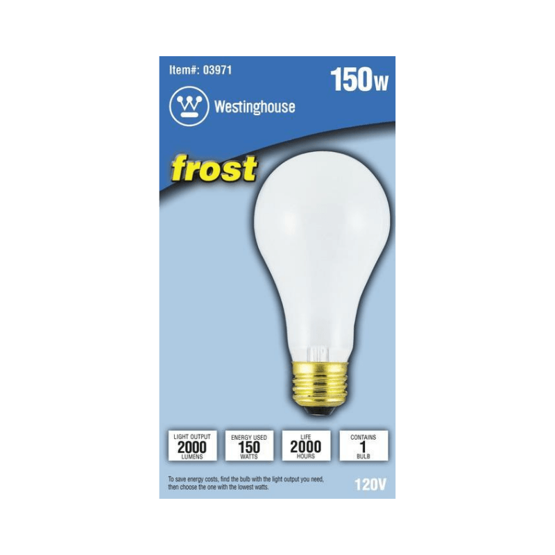 Westinghouse, Westinghouse Lampadina a incandescenza bianca smerigliata 150 watt