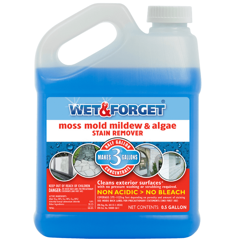 Bagnare e dimenticare, Wet and Forget Smacchiatore per muffa e funghi 64 oz.