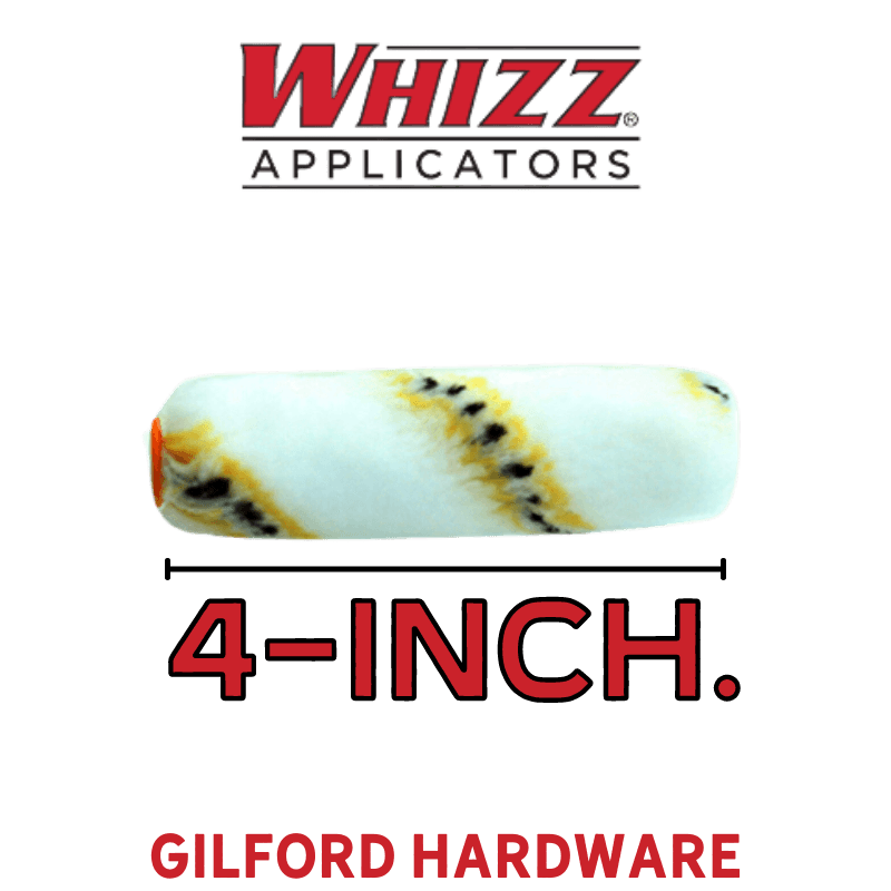 Whizz, Whizz Mini Paint Roller Cover 4 in. L x 1/2 poll. Confezione da 2 pezzi