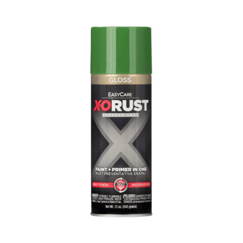 X-O Ruggine, X-O Vernice spray antiruggine verde medio lucido 12 oz.